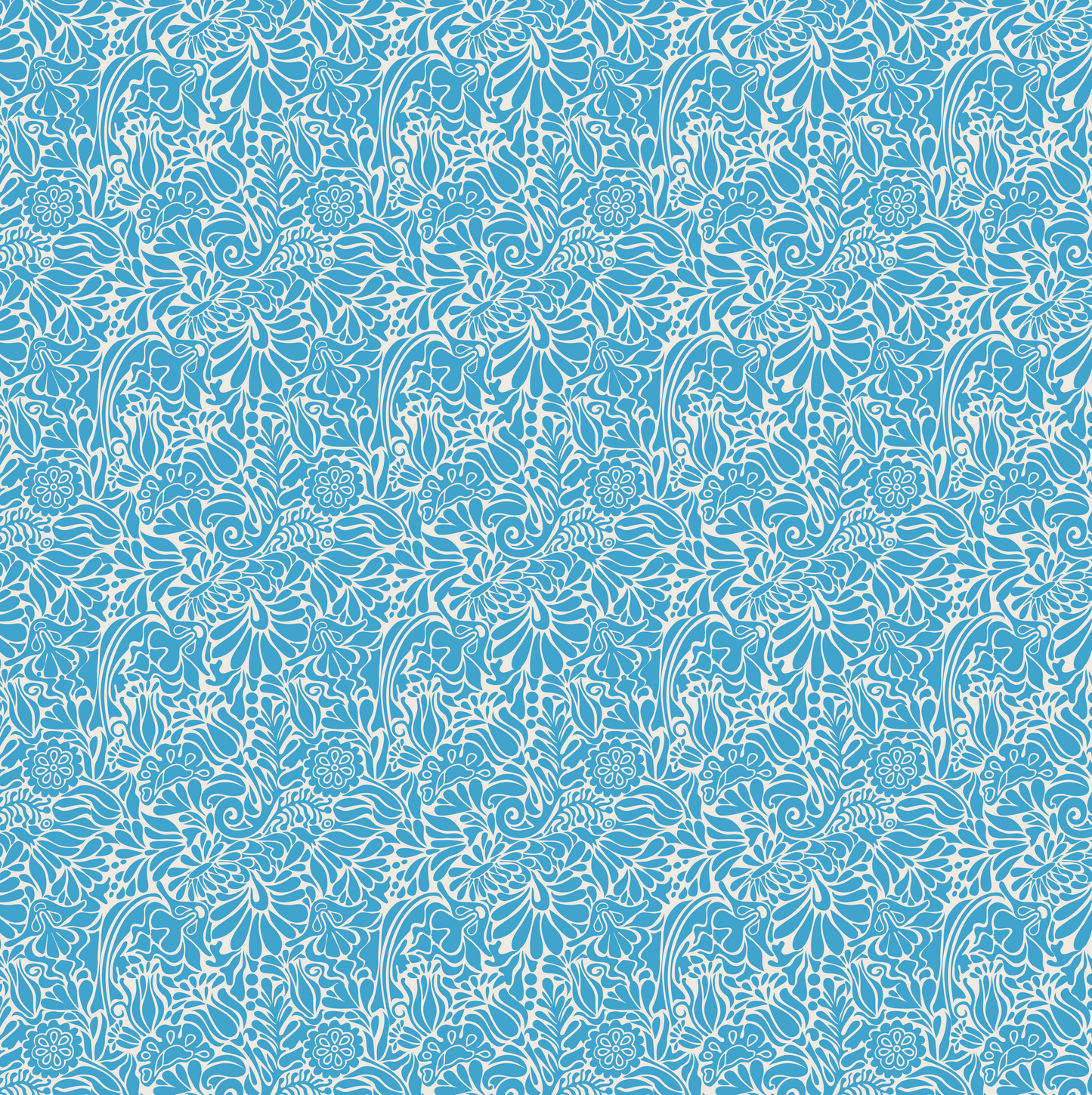 Batik Blue