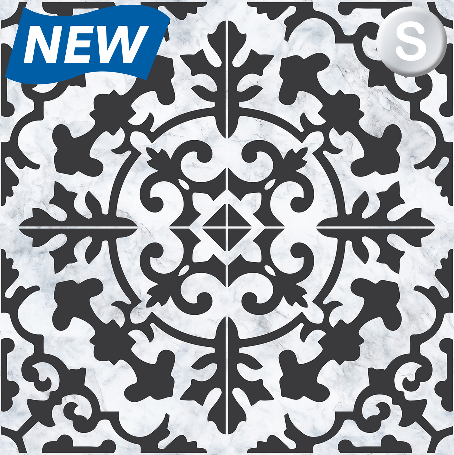 Carrara Tile Charcoal