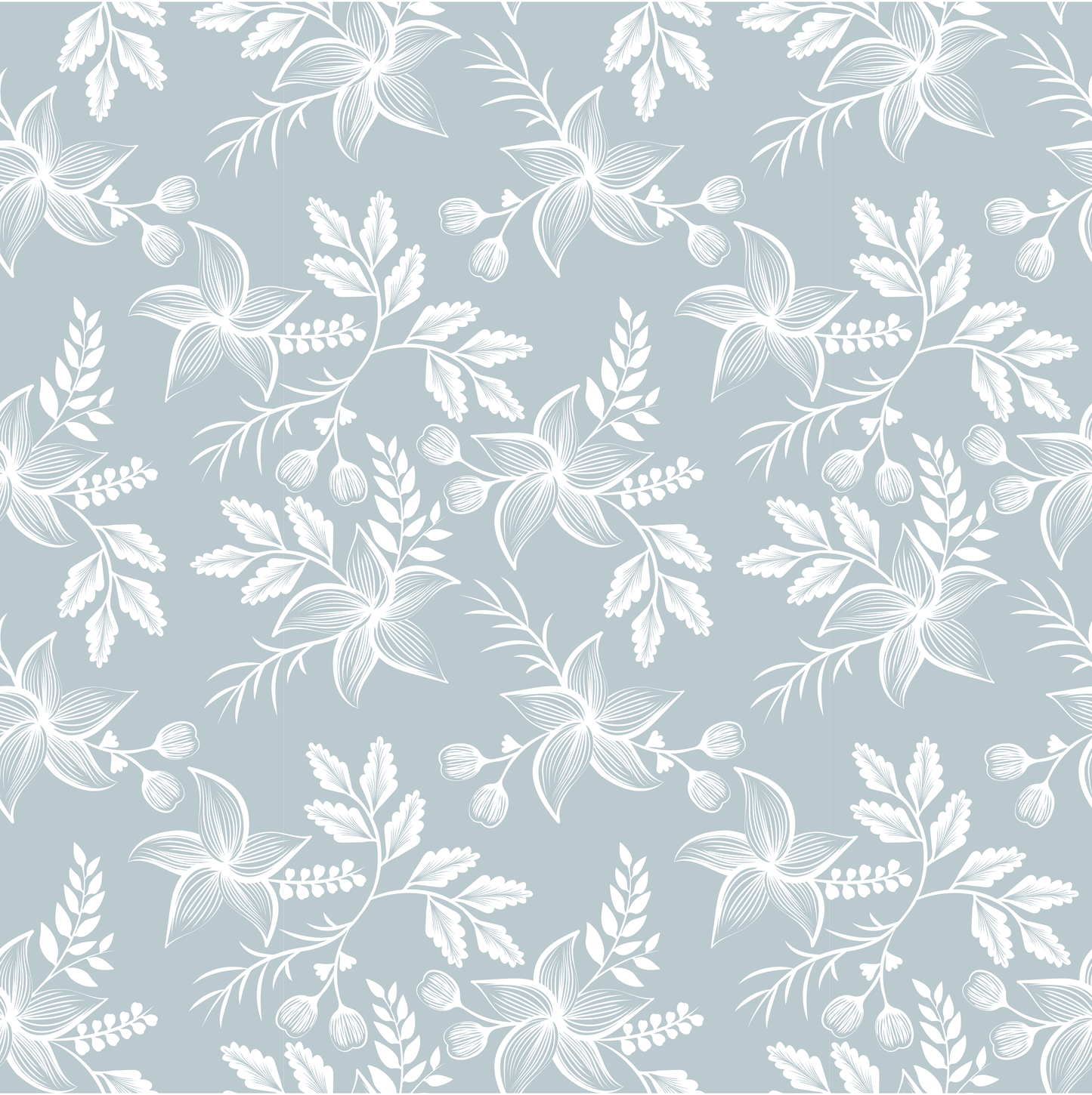 Flora Misty Blue