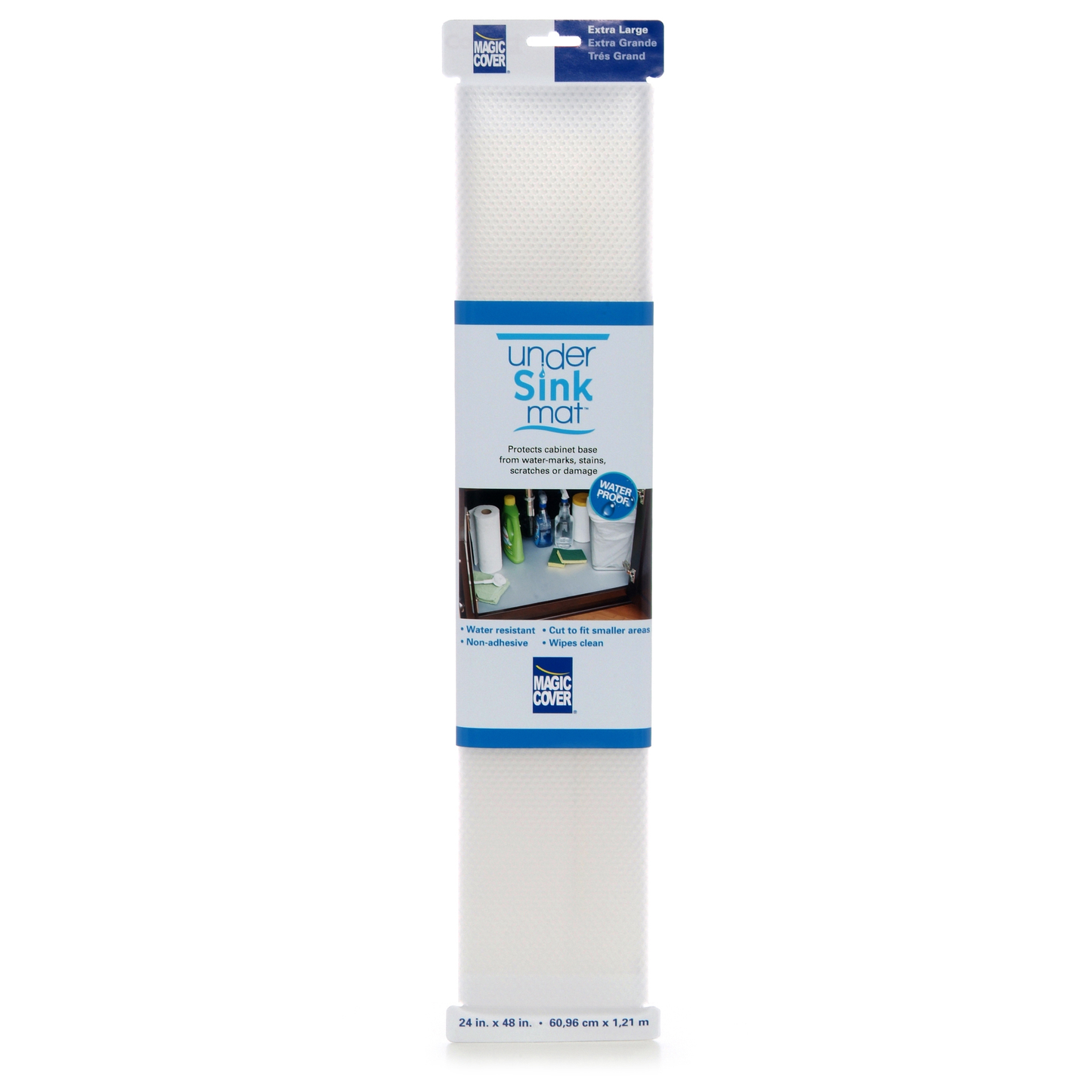 Under Sink Mat Dots Clear