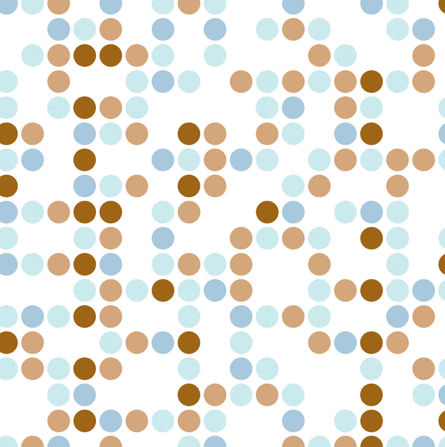 Polka Blue